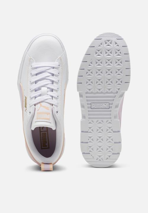 PUMA - Mayze lth piping jr - puma white-grape mist-peach fizz