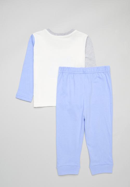 Pop Candy - Pj set - sky blue & white
