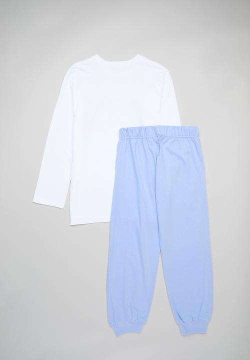 Pop Candy - Pj set - white & blue 
