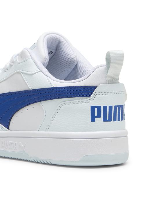 PUMA - Puma Rebound V6 Lo Jr - Puma White/Cobalt