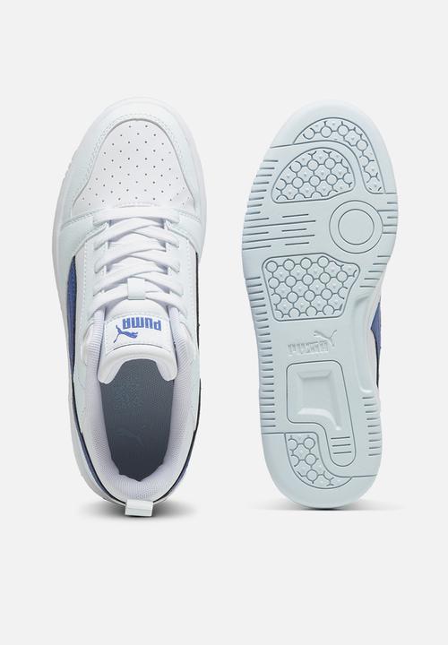 PUMA - Puma Rebound V6 Lo Jr - Puma White/Cobalt