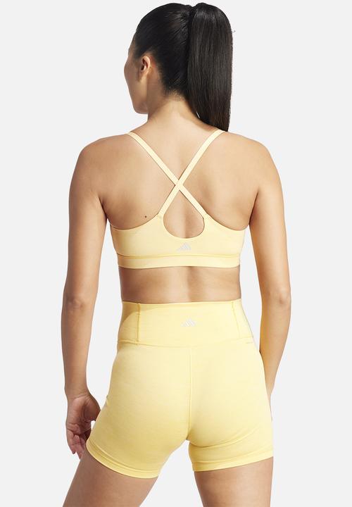 adidas Performance - All Me Ls Bra - Semi Spark/Ivory