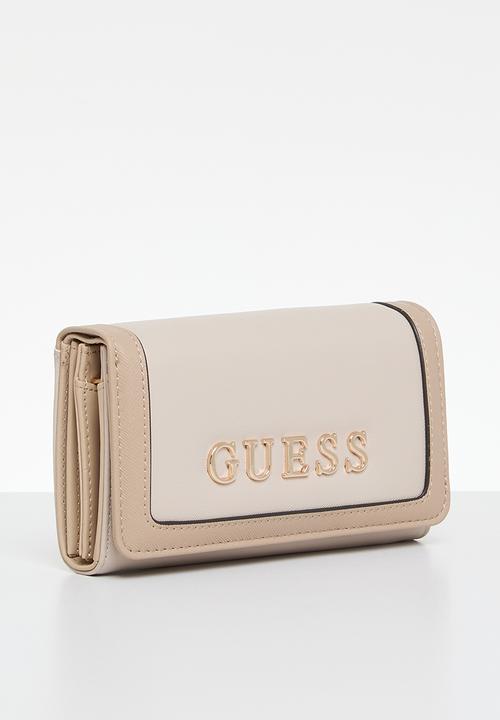 GUESS - Garrick slg phone organizer - sand