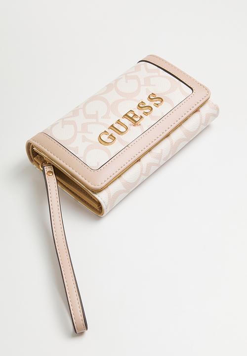 GUESS - Garrick slg phone organizer - powder