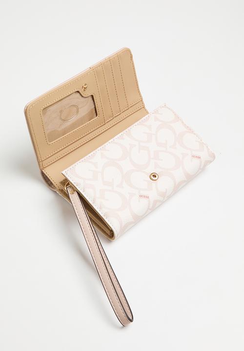GUESS - Garrick slg phone organizer - powder