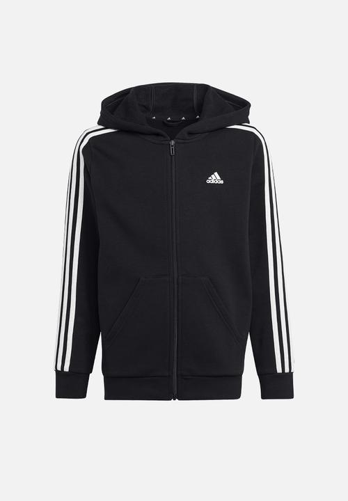adidas Originals - U 3s fl fz hood - black & white
