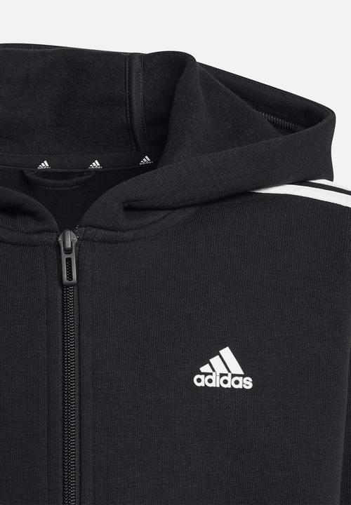adidas Originals - U 3s fl fz hood - black & white