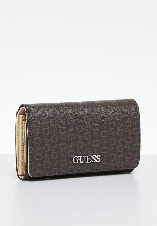 GUESS - Niko slg phone organizer - brown