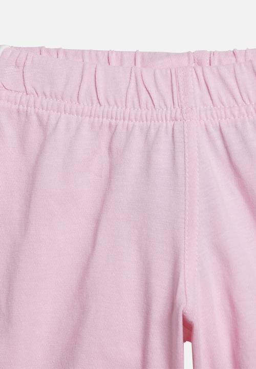 adidas Originals - Short Tee Set - True Pink & Light Grey Heather