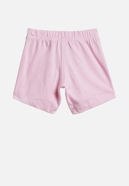 adidas Originals - Short Tee Set - True Pink & Light Grey Heather