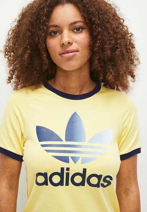 adidas Originals - Grad Crop T W - Almost Yellow