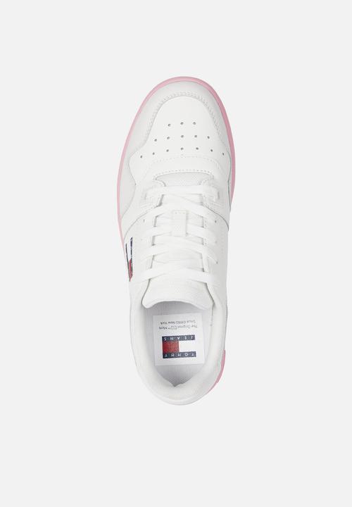 Tommy Hilfiger - TJW retro basket ess - ecru/pink alert
