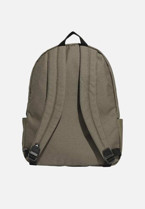 adidas Performance - Classic badge of sport backpack - olive strata & white