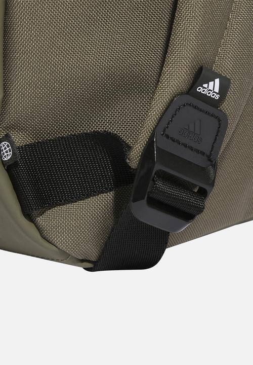 adidas Performance - Classic badge of sport backpack - olive strata & white