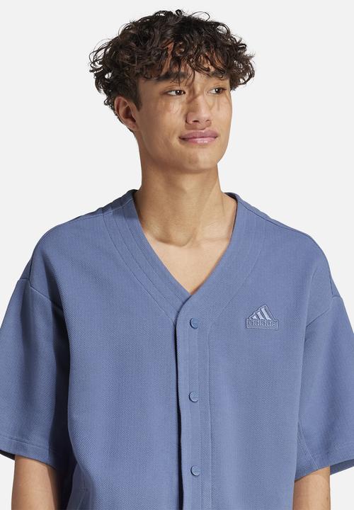 adidas Performance - Lng cover top  - mid blue