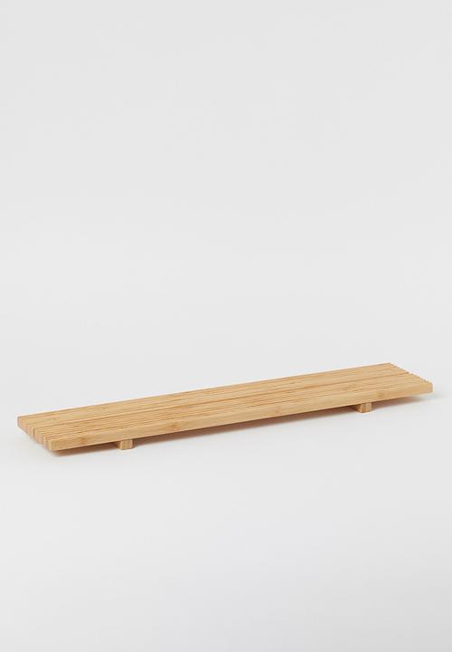 H&M - Bamboo bath rack - light beige