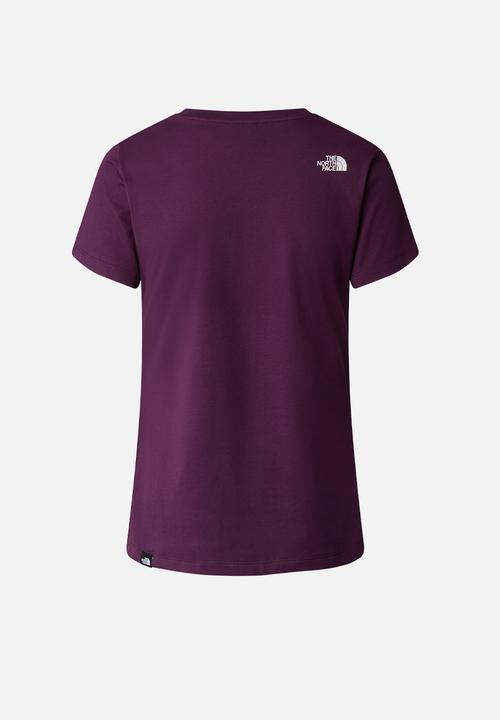 The North Face - W Short sleeve Simple Dome Tee - Black Currant Purple