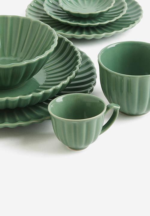 H&M - Stoneware bowl - green