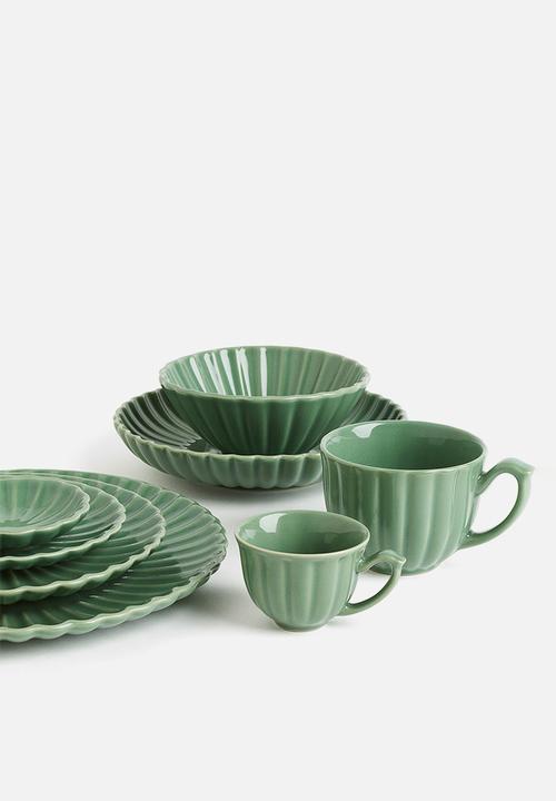 H&M - Stoneware bowl - green