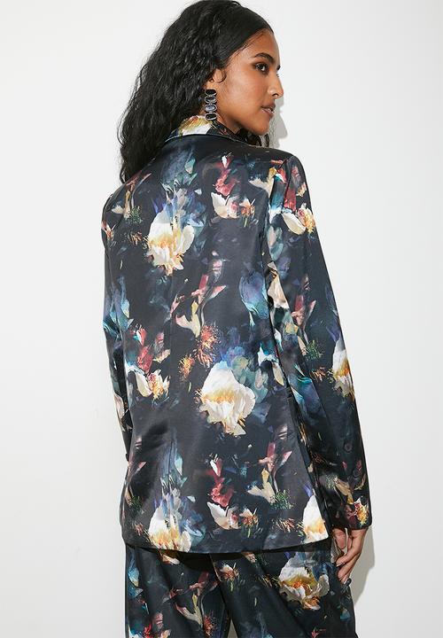 VELVET - Co-ord elegant blazer - gothic floral