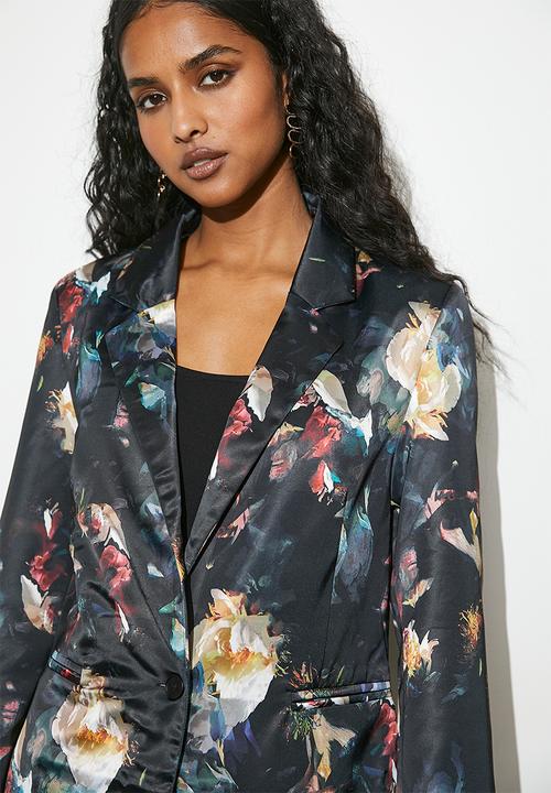 VELVET - Co-ord elegant blazer - gothic floral
