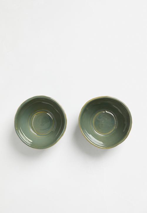 Sixth Floor - Bowl Set of 2 - Olive