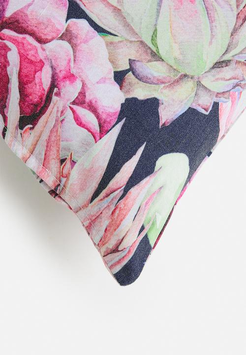 Sixth Floor - Peony printed cushion cover - Multi
