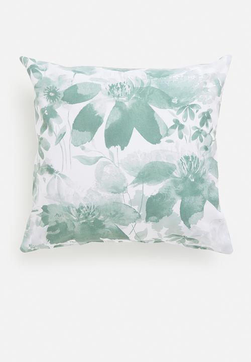 Sixth Floor - Rio printed cushion cover - Blue