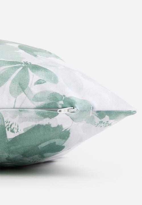 Sixth Floor - Rio printed cushion cover - Blue