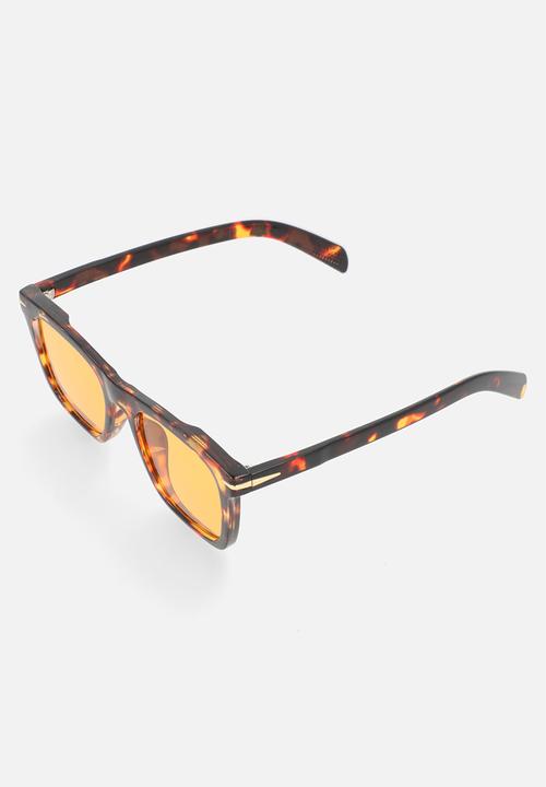 Superbalist - Tristan retro sunglasses - brown & orange