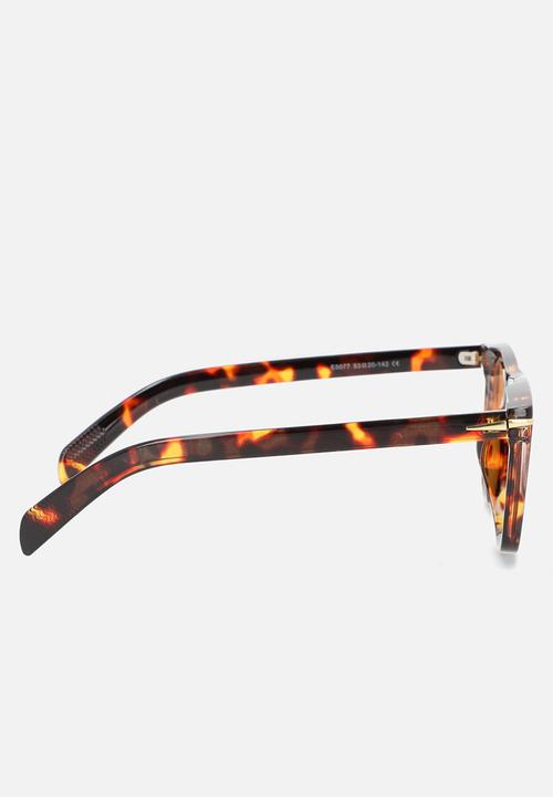 Superbalist - Tristan retro sunglasses - brown & orange