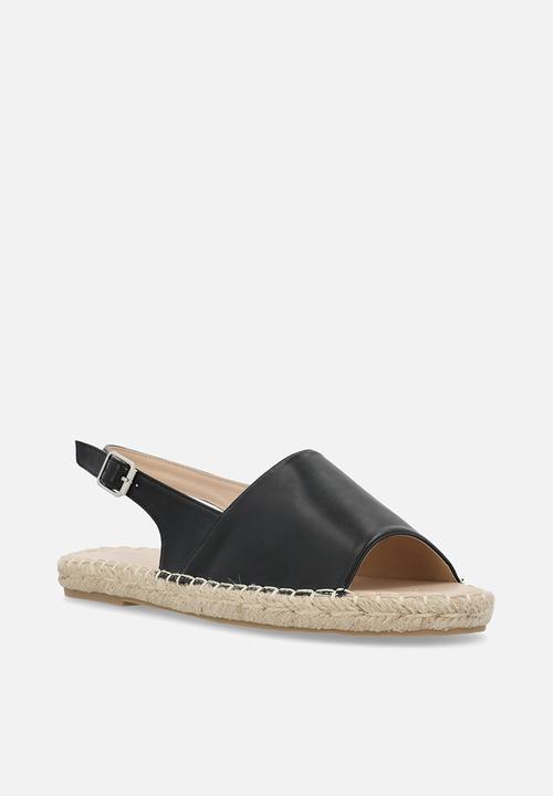 edit - Saskia espadrille - black