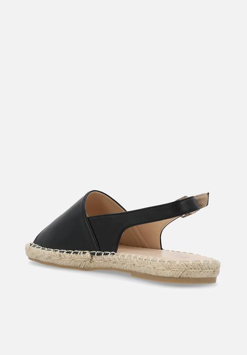 edit - Saskia espadrille - black