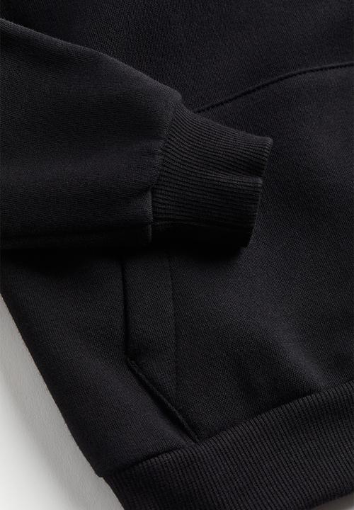 H&M - Hoodie - black block-coloured
