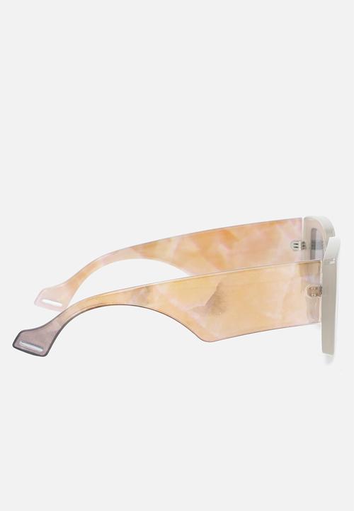 Superbalist - Lennon oversized sunglasses - beige