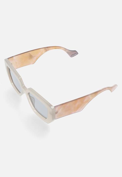 Superbalist - Lennon oversized sunglasses - beige