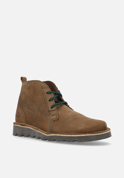 PUMA - Terrae Stacked L WNS ZADP - pecan brown - posy green