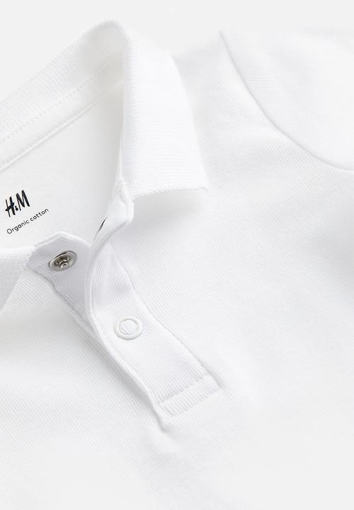 H&M - Collared bodysuit - white