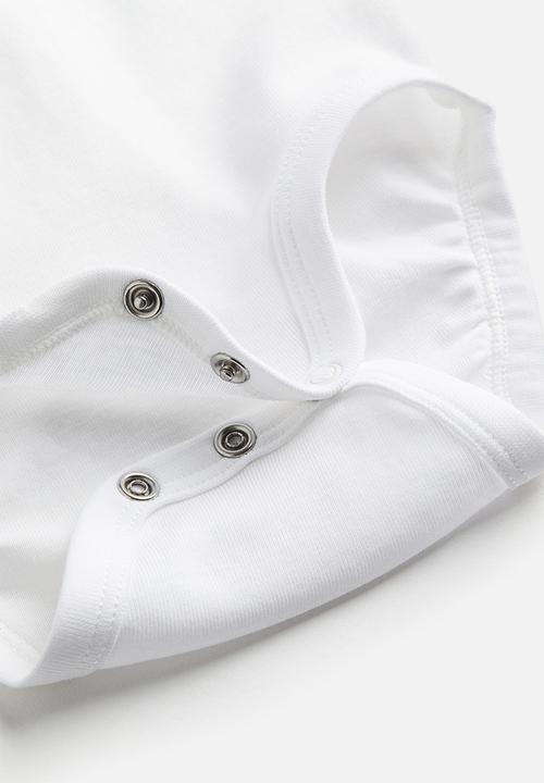 H&M - Collared bodysuit - white