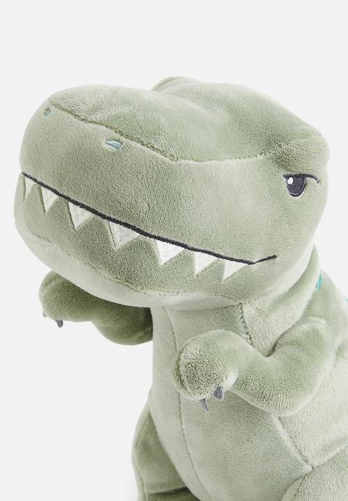 H&M - Dinosaur soft toy - green tyrannosaurus rex