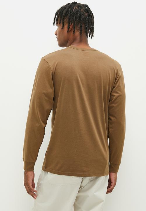 Vans - Mn left chest hit ls - coffee liqueur 
