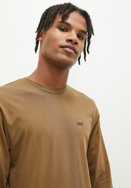 Vans - Mn left chest hit ls - coffee liqueur 