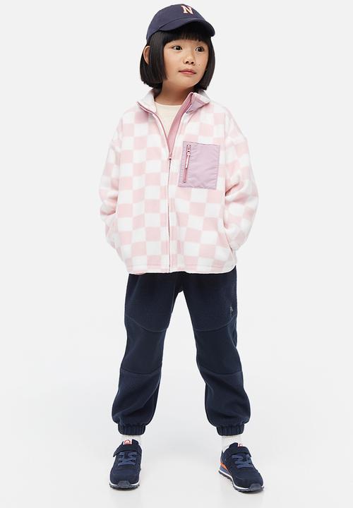 H&M - Patterned fleece jacket - pink,multi