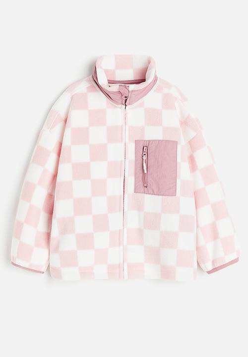 H&M - Patterned fleece jacket - pink,multi