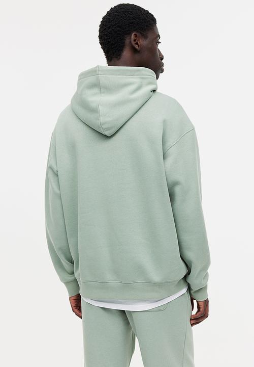 H&M - Loose fit hoodie - light khaki green
