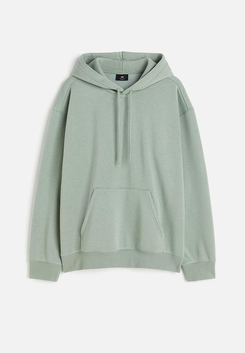 H&M - Loose fit hoodie - light khaki green