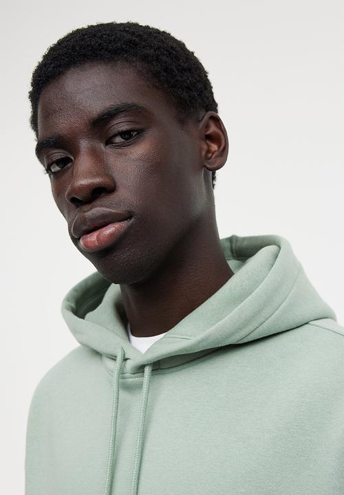 H&M - Loose fit hoodie - light khaki green