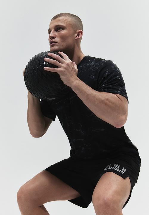 H&M - Drymove™ sports top - black marble