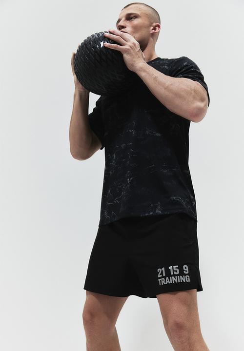 H&M - Drymove™ sports top - black marble
