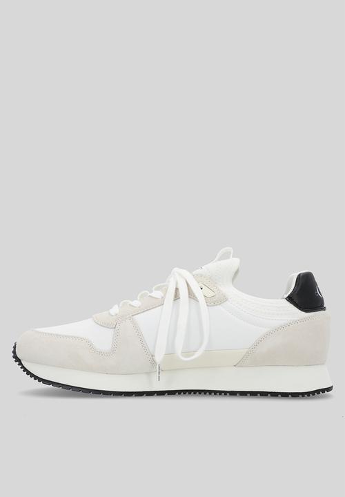 Calvin Klein - Retro runner sock laceup ny-lth - Bright White/Black